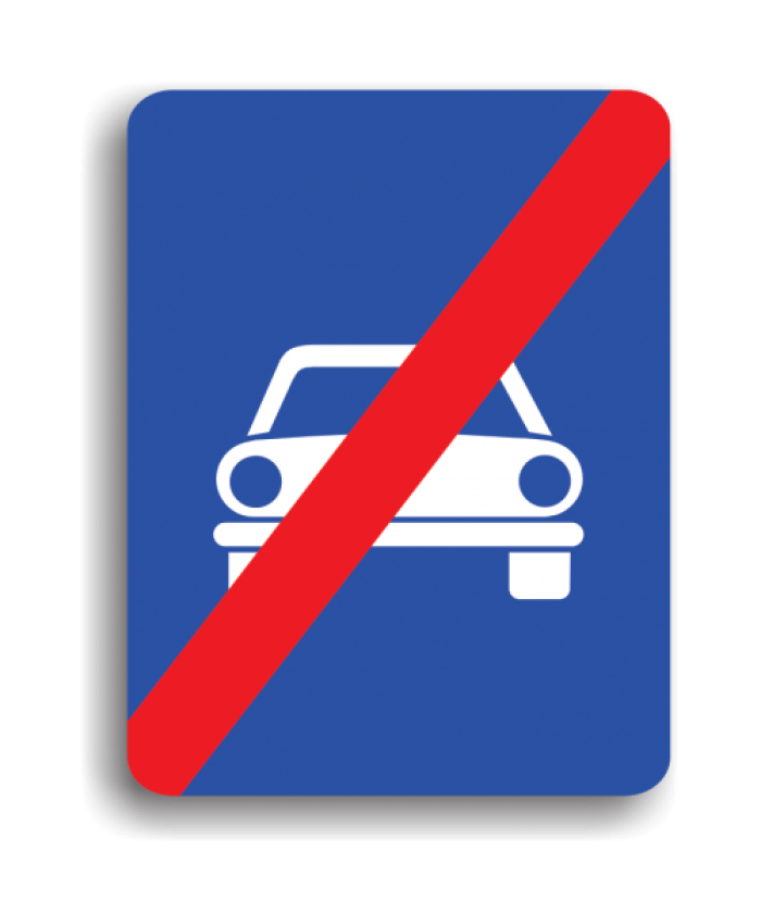 Indicatoare Pentru Sfarsitul Drumului Pentru Autovehicule